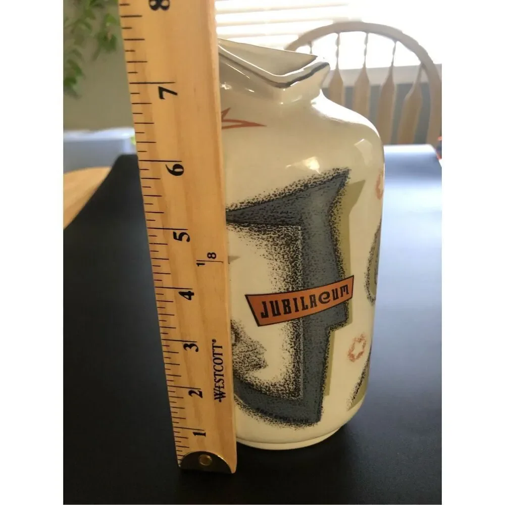 Vintage USA Pottery Anchor Vase Jubilaeum Nautical MCM 7.5”